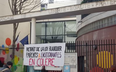 Education – Loi Blanquer : soutien aux établissements mobilisés