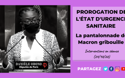 Séance – État d’urgence sanitaire : la pantalonnade de Macron gribouille