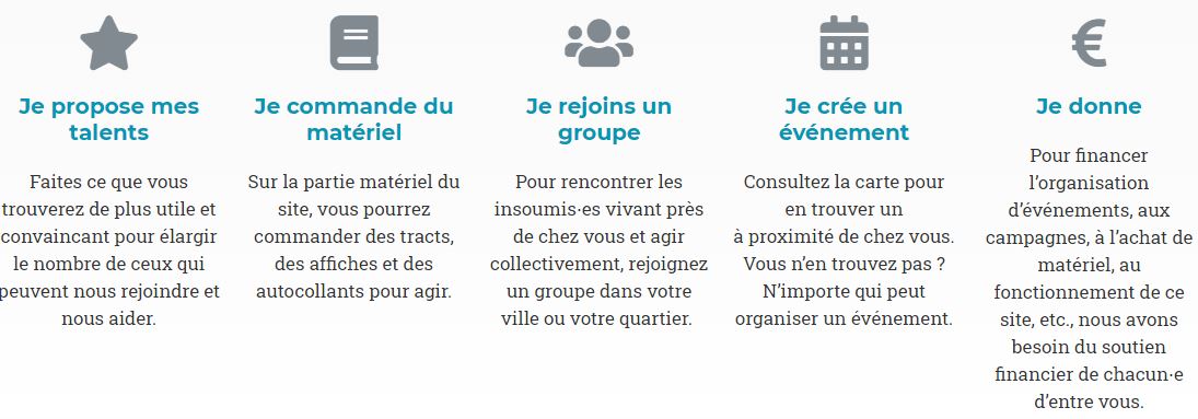 Capture Agir avec La France insoumise