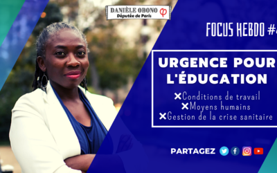 Focus hebdo #4 : urgence pour l’éducation