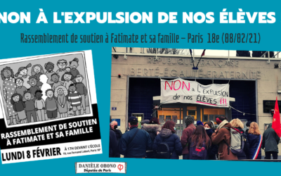 Circo (18e) – Solidarité migrant·es : non à l’expulsion de Fatimate et sa famille