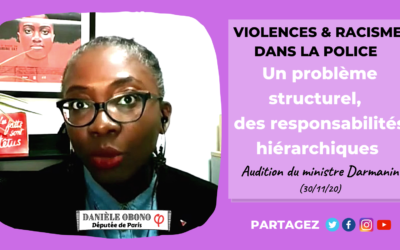 Commission – Audition de Darmanin : violence et racisme dans la police