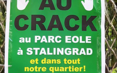 Communiqué – Crack à Paris 19e : il faut une stratégie globale et des moyens d’ampleur