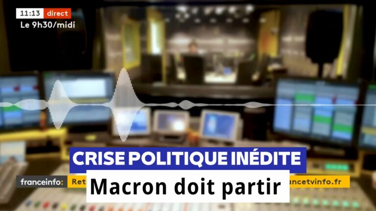 Crise politique Macron démission