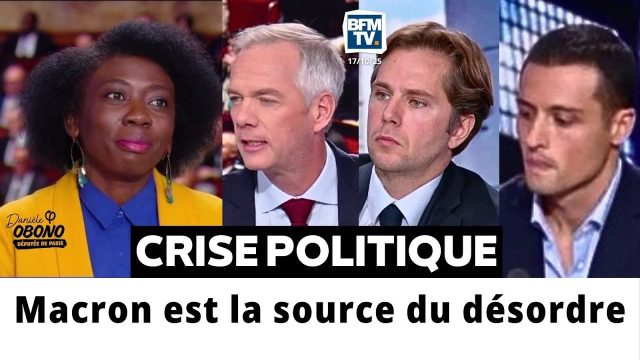 BFM TV – Crise politique : Macron est la source du désordre BFM TV – Crise politique : Macron est la source du désordre