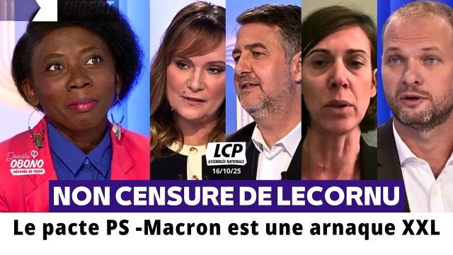 LCP – Le pacte de non censure PS – Macron est une arnaque XXL LCP – Le pacte de non censure PS – Macron est une arnaque XXL