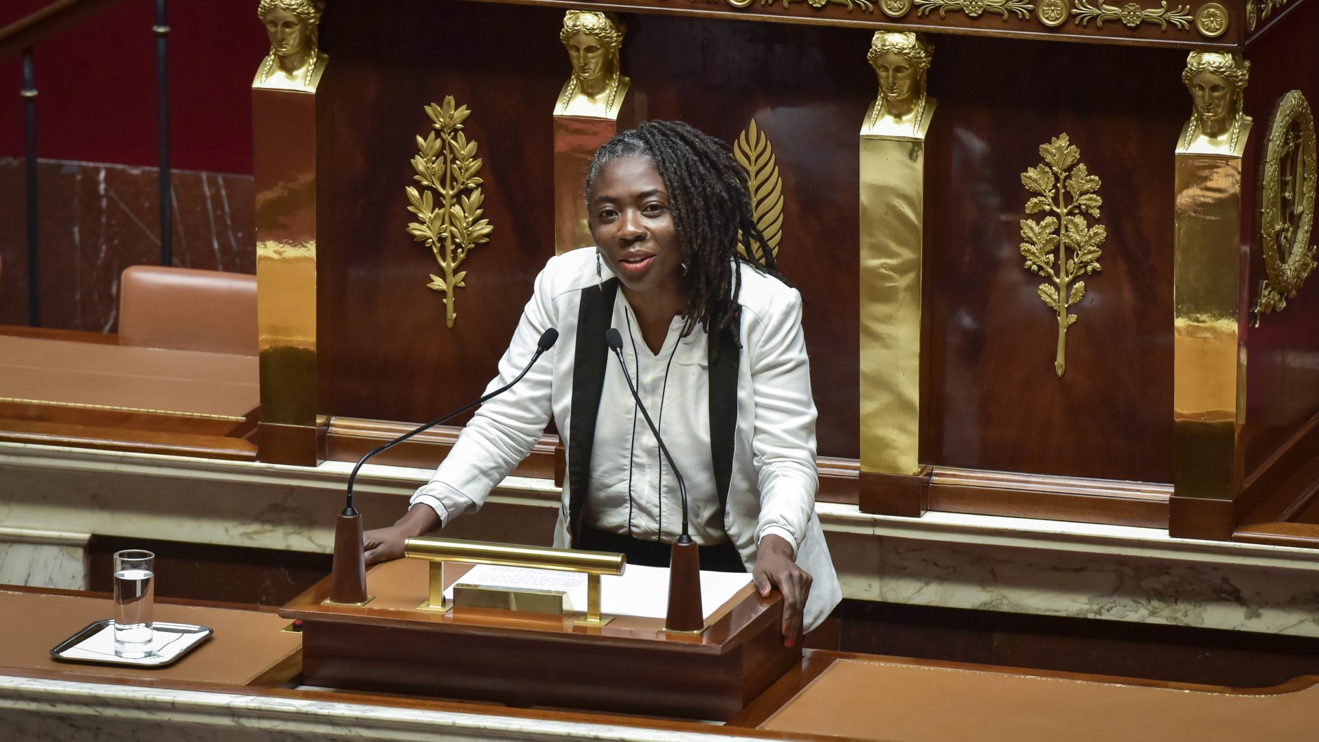 3 avril 2019 - Séance publique - Débat sur la démocratie et la citoyenneté - Mme Danièle Obono à la tribune
