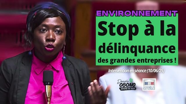 Séance – Environnement : stop à la délinquance des grandes entreprises !